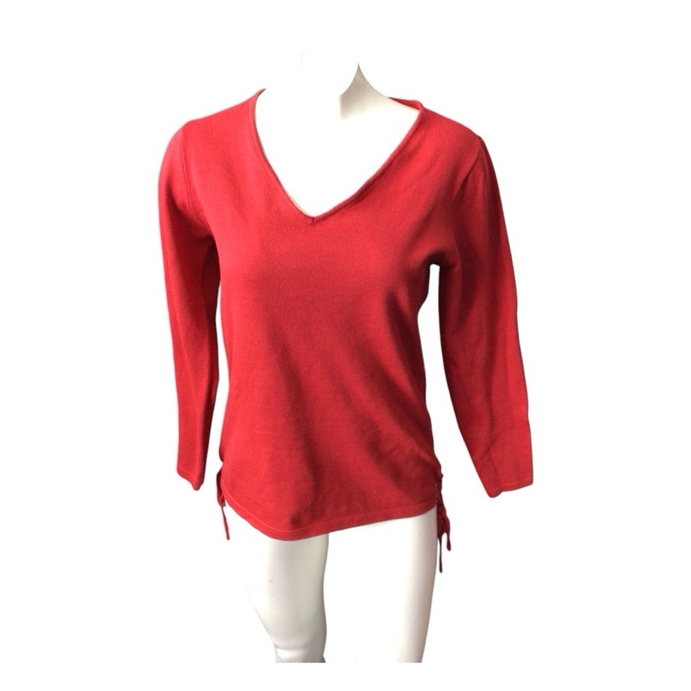 Say What? Vibrant Red  Y2K Sweater size 2X